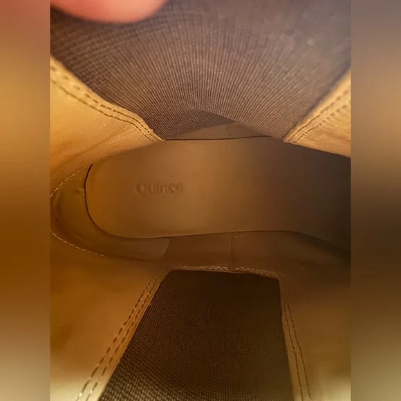 NIB | Quince Women Suede Chelsea Boot Cinnamon 10 - Picture 10 of 12